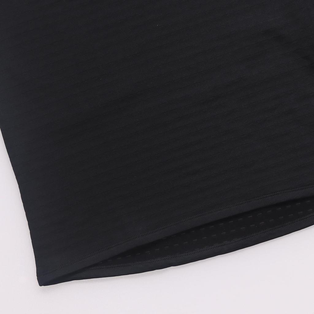 Nike T Shirts Men's Black Stand Collar Moderate Straight Fit DD5663-010