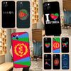 Eritrea Vlag Telefoonhoesje Voor iPhone 11 12 13 14 15 16 Pro MAX 12 13 Mini X XR XS Max Plus Hoesje Coque