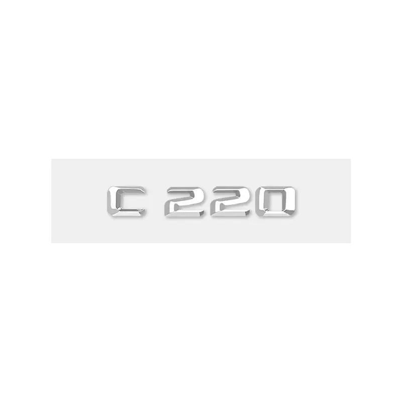 CXAFM1 C32 C35 C180 C200 C220 C230 C260 C280 C300 Logo Car Stickers for Mercedes Benz C Class Refit Rear Boot Trunk Displacement Label