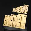 10 Pcs/Bag Brushed & Sealed Brass Hinges Jewelry Box Door Kitchen Cabinet Door Copper Hinges Small Box Exquisite Hinges