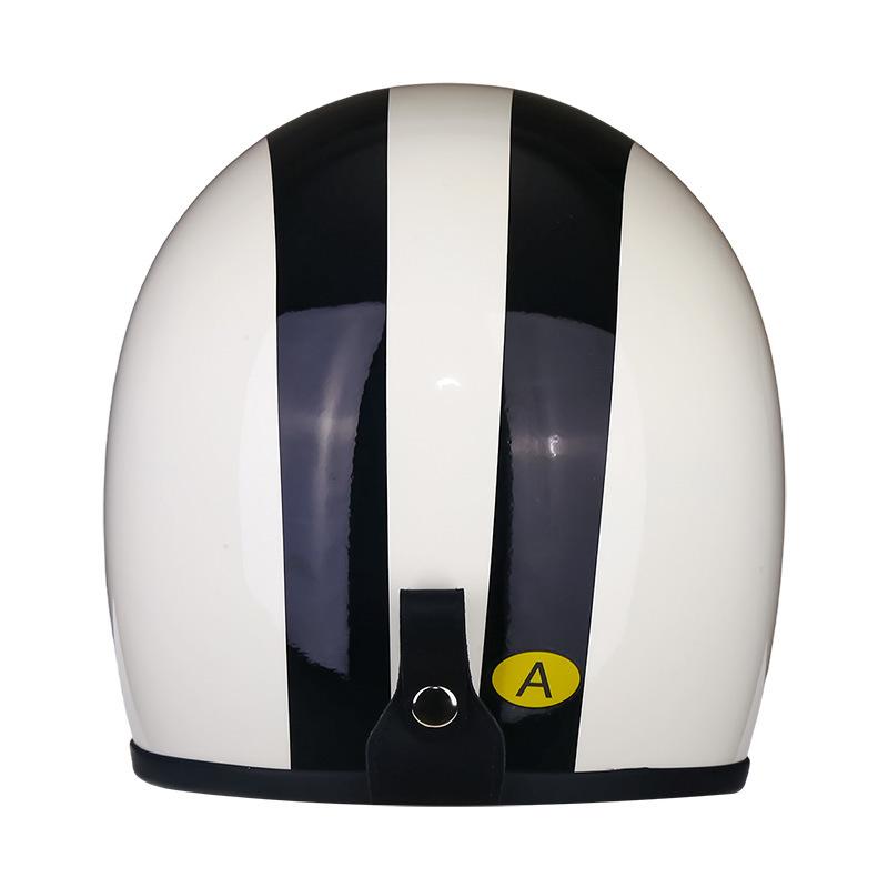Fiberglass small helmet body retro helmet for motorcycle cruising, unisex full-face motorcycle helmet for riding