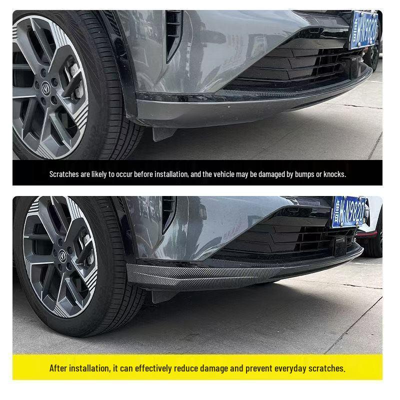 Compatible Anti-Collision Strip for Changan CS75 Plus: Front Bumper Protector, Anti-Scratch Design