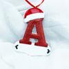 Beautifully Handpainted Crafted Resin Christmas Ornaments With 26 Alphabet Letters A To Z For Decor Stylish