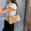 Vintage PU Leather Shoulder Bags for Women 2025 Y2K Chic Hobo Bags Luxury Brand Ladies Armpit Purses Daily Handbag Underarm Bags