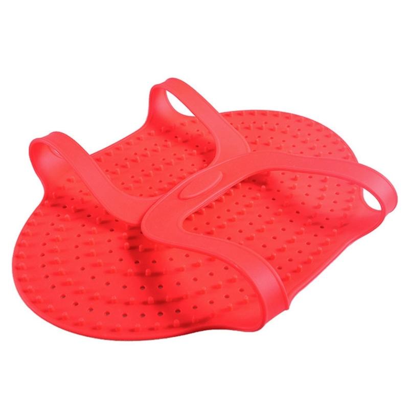 Food Grade Silicone Turkey Lift Pad with Locking Handle Heat Resistant Multipurpose Kitchen Cooking Utensil Tool
