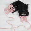 Elegant Anime Style Hair Accessory Featuring Gothic Cats Ears and Bows Design Safe Headdress Ideal for Daily Wear