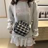 Mode Karomuster Kleine Tasche für Damen Koreanische Version Mini Vielseitige Schulter-Umhängetasche für Damen