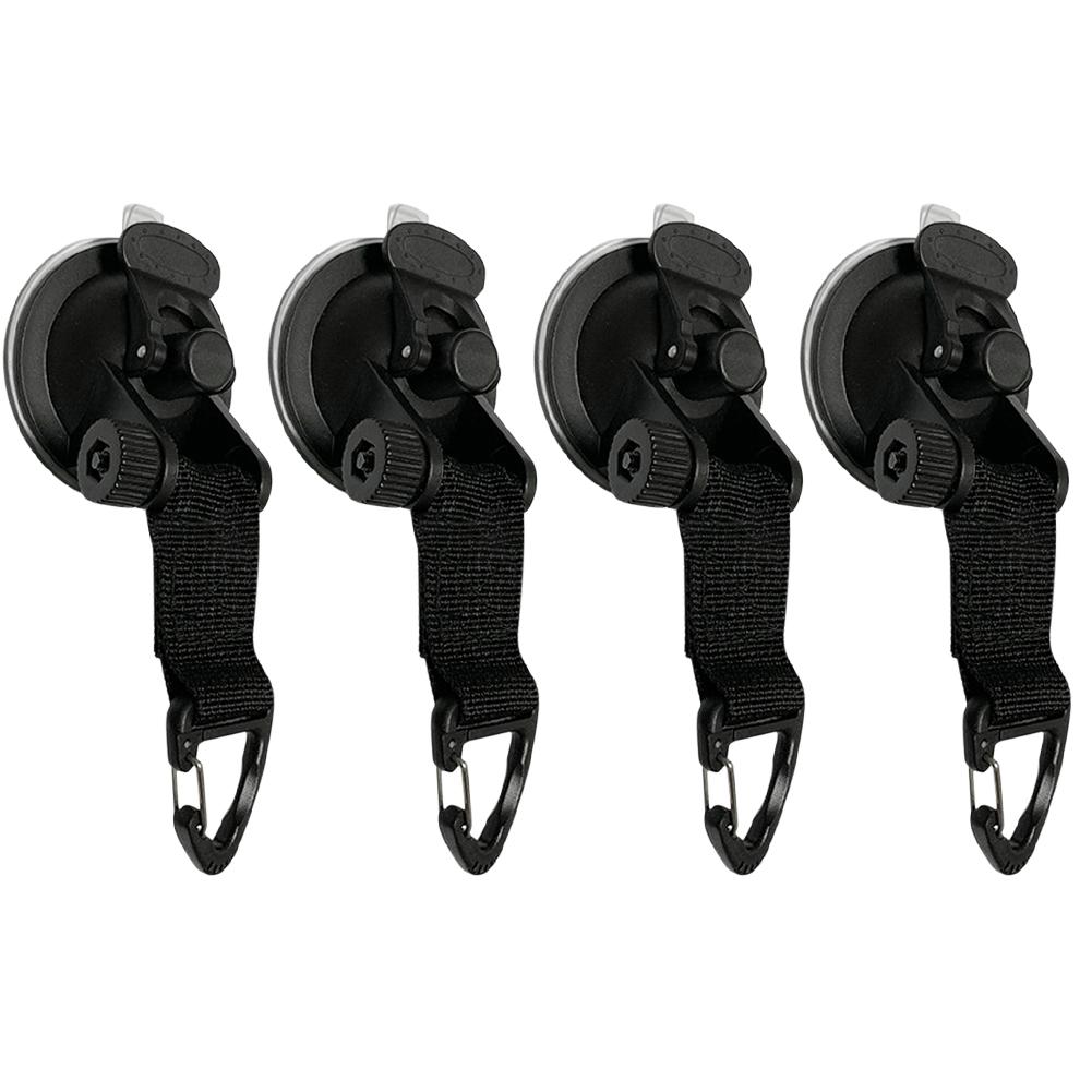 4pcs Outdoor Suction Cup Anchor Securing Hook Tie Down Camping Tarp As Car Side Awning Pool Tarps Tents Securing Hook Universal