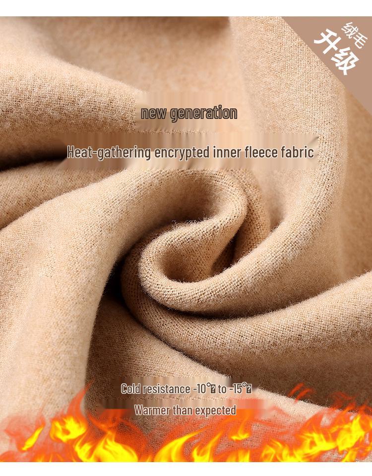 Nahtlose Umstands-Sharkskin-Leggings mit Bauchstütze und Samtfutter für Herbst und Winter