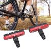 1 Pair Rubber Pad and Aluminum Alloy Bike Brake Pads Mountain Bike Brake Pads  Daily Riding Repair