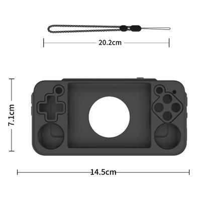 Silicone Protective Sleeve Skin with Lanyard Protective Case Protective Cover for Anbernic RG35XX H Retro Handheld Game Console