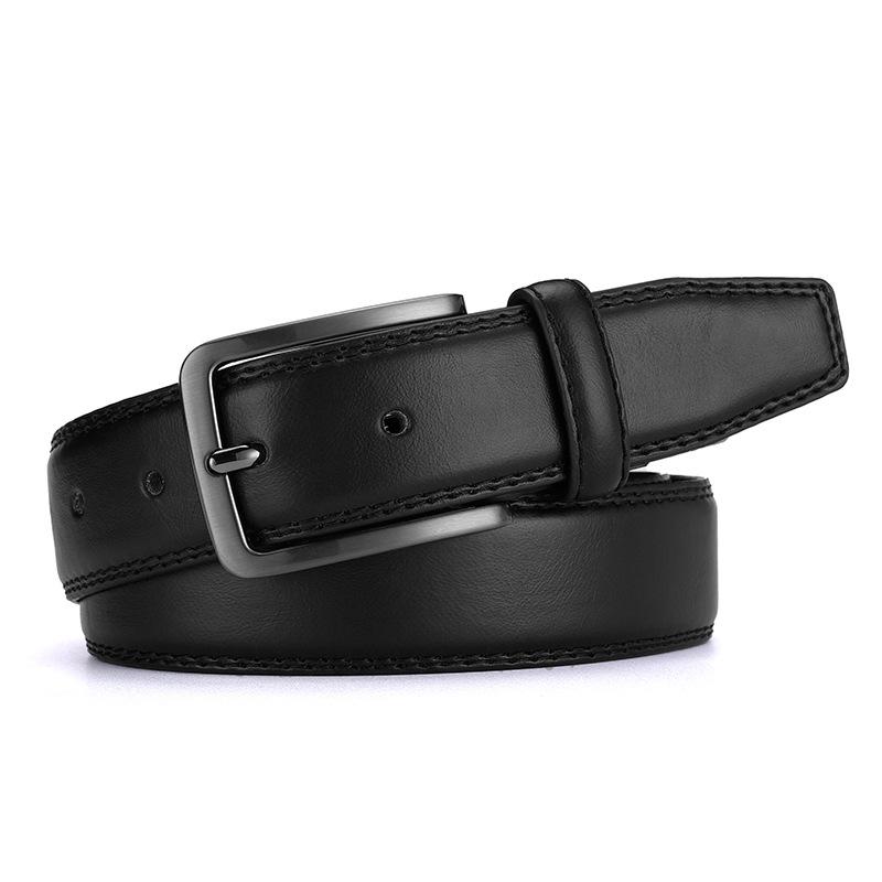 Belt Men'S Belt Business Casual Pin Buckle Men'S Belt Simple Belt Men'S Belt