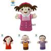 בובות יד משפחתיות חמודות למשחק אינטראקטיבי ולמידה