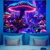 Magical Mushroom Forest Tapestry  Perfect for Home Décor Adding a Touch of Fantasy and Vibrant Colors To Your Living Space