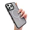 Suitable for Apple 16, Dual-color Skin-feel, Fine-ring Magnetic Case, Ip16/15/14pm Style Armor Full Cover Protective Case