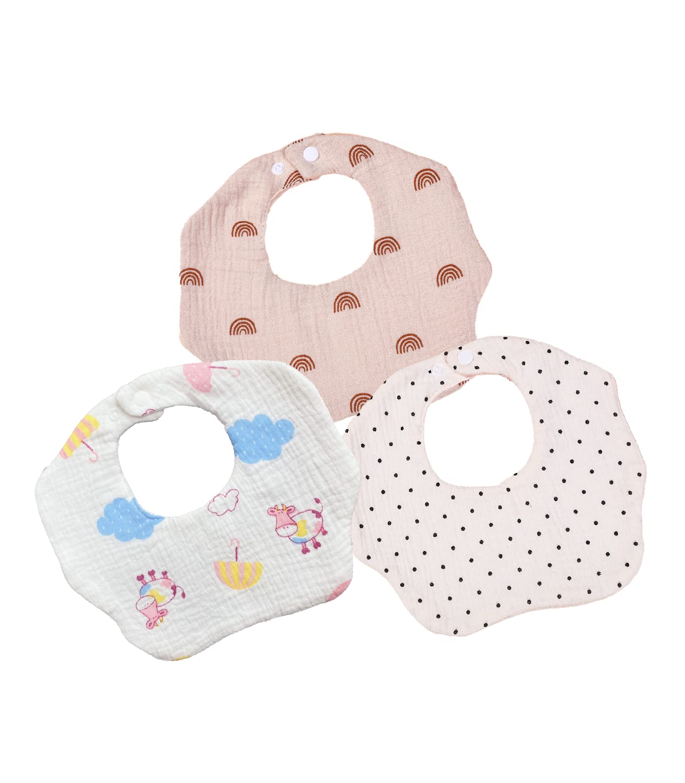 

Recommended by Nursery Baby Bibs for Boys and Large Baby Aprons for Nursery School of 3 [C_himawari] Teachers Girls, 6-Layer Gauze, Soft, 100%