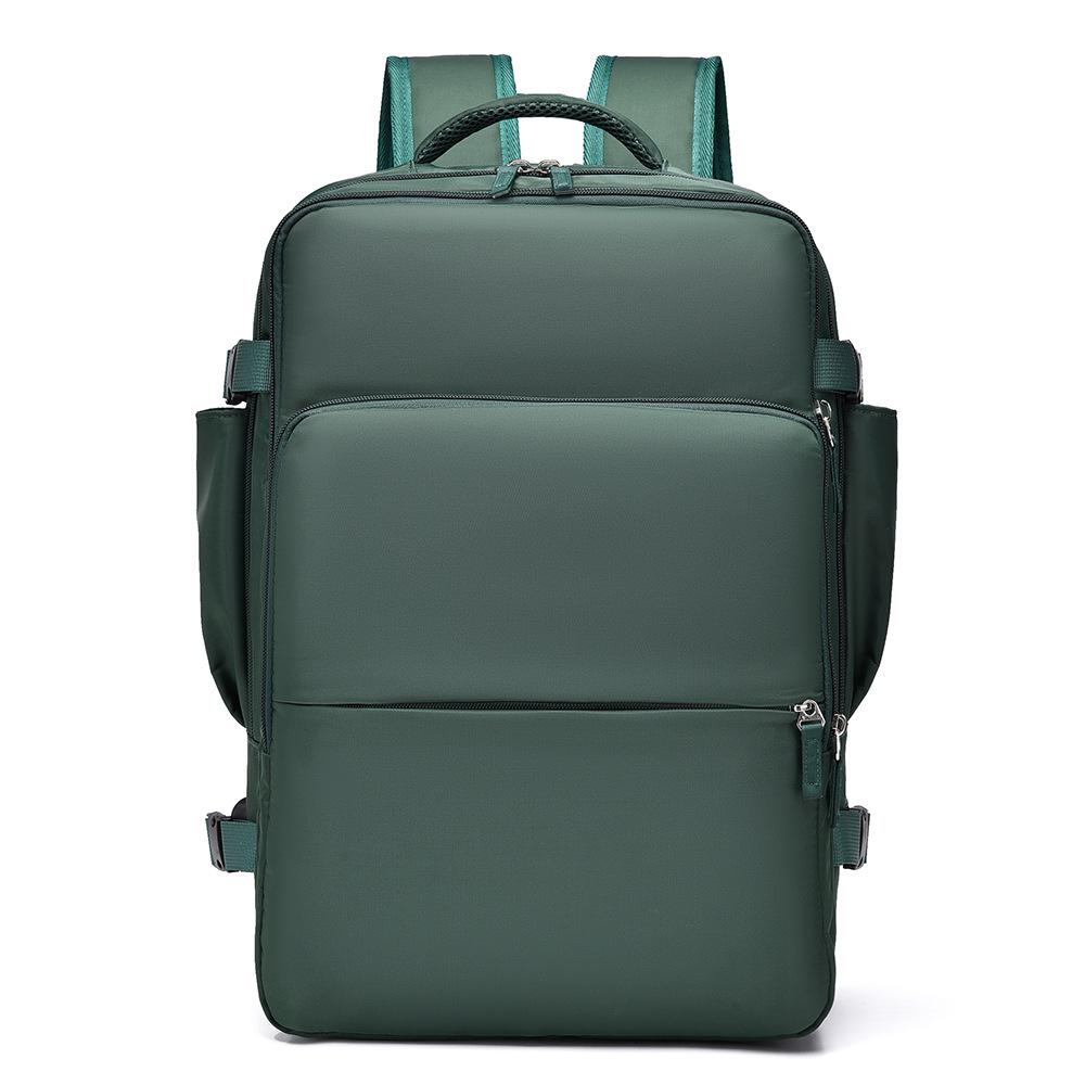 

Деловая компьютерная сумка Новый рюкзак с защитой от брызг Тканевая дорожная сумка Оксфорд Большой вместимости Багаж для деловых поездок Студенческий школьный рюкзак зелёный