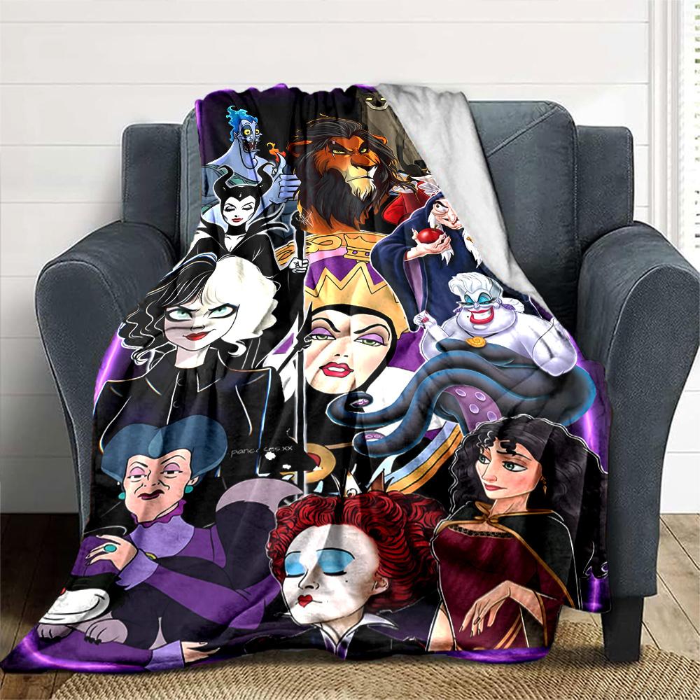 1pc Villains3 Blanket, Gift, for Men and Women, Soft Blanket, Good for Sofa Bed Couch Travel, Lightweight Flannel Blanket