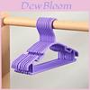 Plastic Clothes Hangers With Grooved Design For Daily Wardrobe Storage