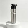 750ml Aluminum Flip-Top Travel Water Bottle With Handle Hiking Camping Outdoor Sports