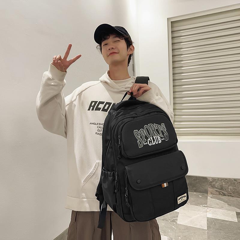 Sports Backpack Large Capacity Multifunctional Wear-resistant Water-repellent Student Travel Schoolbag
