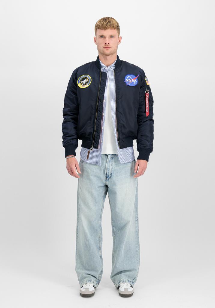Зимняя куртка Alpha Industries MA1 VF NASA rep.blue (166107-007)