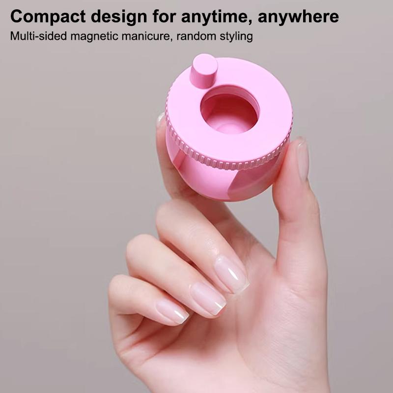 Rotating Cat Eye Nail Magnet Multifunctional Wide Light Glass Bead Effect Strong Automatic Magnetic For Gel Nail Polish