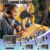 Professional BM800 Condenser Mic & F998 Sound Card Bundle, Studio Recording Kit with Boom Arm for Streaming, Podcast, PC