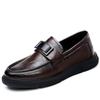 Spring and summer men's shoes new business casual comfortable versatile foot suit formal men breathable one pedal hollow leather shoes