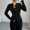 Women's Fashionable Long Sleeve Elegant Commuting And Casual Top