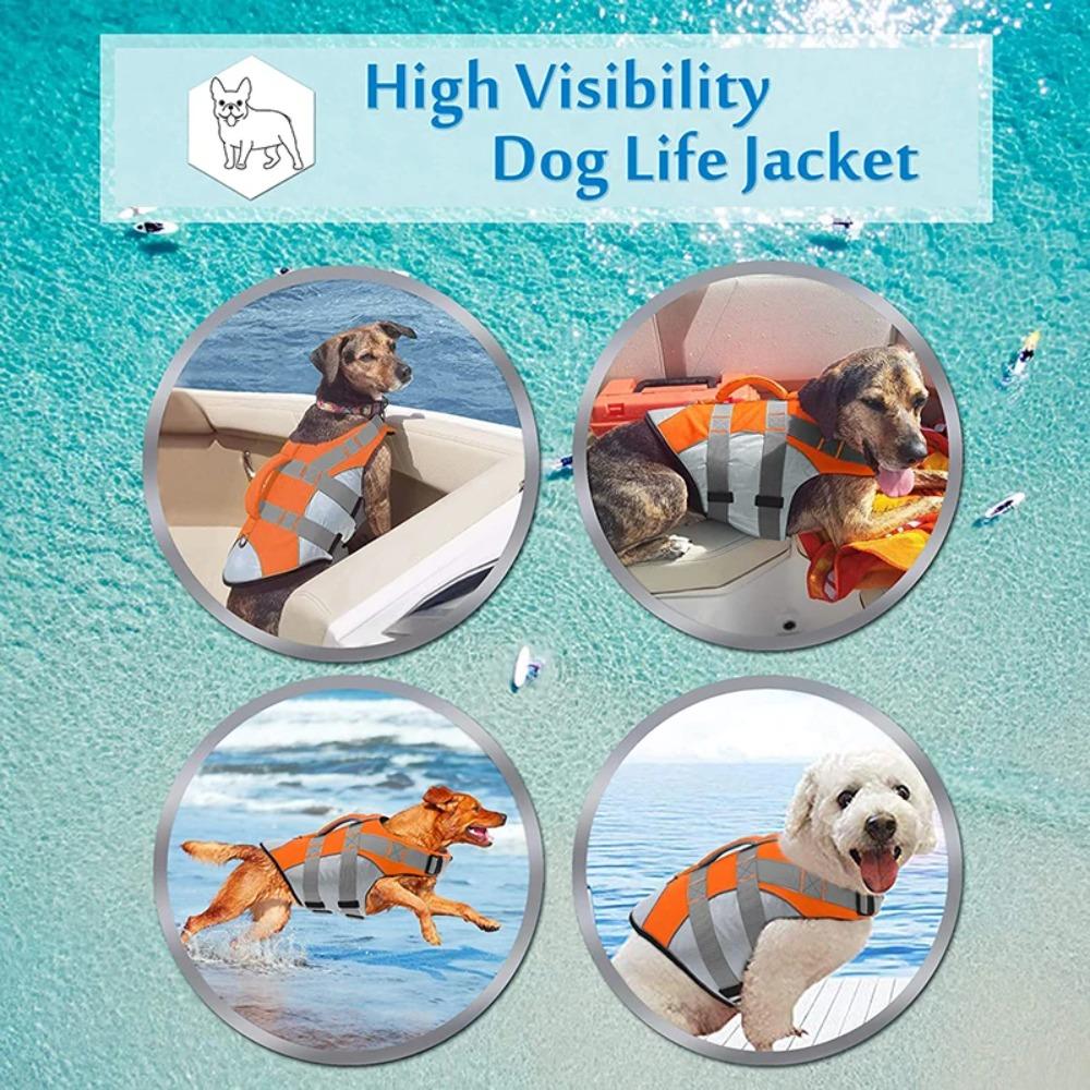 Breathable Pet Safety Vest Adjustable Swimming Clothes Pet Supplies Dog Swimsuit  Spring/Summer