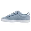Basket Classic Strap Comfortable Breathable Low-Top Casual Sneakers Men Sneakers Gray Blue 362568-02