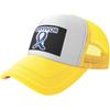 Colon Cancer Survivor Blue Ribbon Trucker Hat Polyester Mesh Snapback Cap Unisex Casual