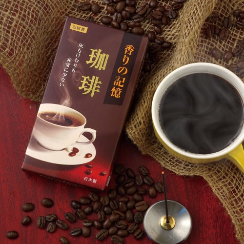 Kameyama Kokando Incense, Fragrance Memory, Coffee, Loose Pack, Approx. 100g, Approx. 280 Sticks, Low Smoke & Ash