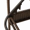 With Cushions Brown  63 X 200 X 81 Cm, Poly Rattan