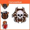 Premium Halloween Metal Badge Spider Skeleton Brooch Fashion Accessory For Costumes