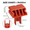 79-010-4 807530-02 Workmate Swivel Grip Pegs for Garden Equipment Garage Organization Easy Mounting
