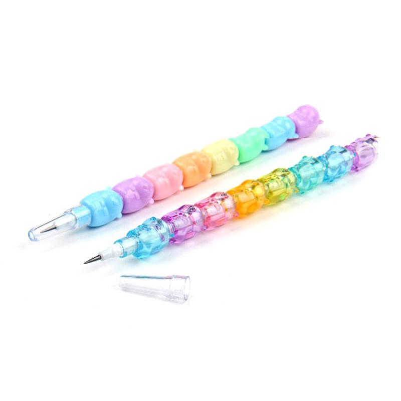 

2 шт./упак. Механические карандаши с изображением животных из мультфильмов, кавайные, Hb, не требующие заточки карандаши для письма, канцелярские принадлежности, детский подарок 14cm