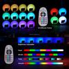 European Stock RGB Led Floodlight with EU Plug 50W 100W Multicolor Remote Control Memory Function 16Modes Led Lamp RGB Projector