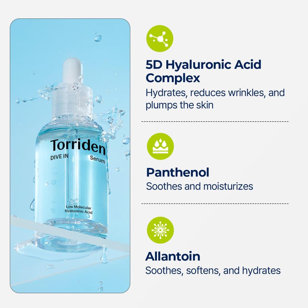 TORRIDEN DIVE IN Hyaluronsäure-Serum 50ml (2 Optionen)