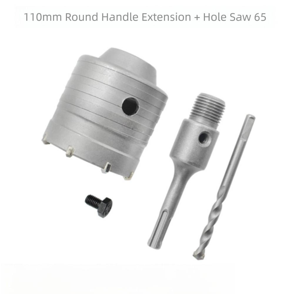 30-68mm Wall Hole Saw with Round Shaft Fast Drilling Concrete Hole Saw Hammer Drill Bit Set
