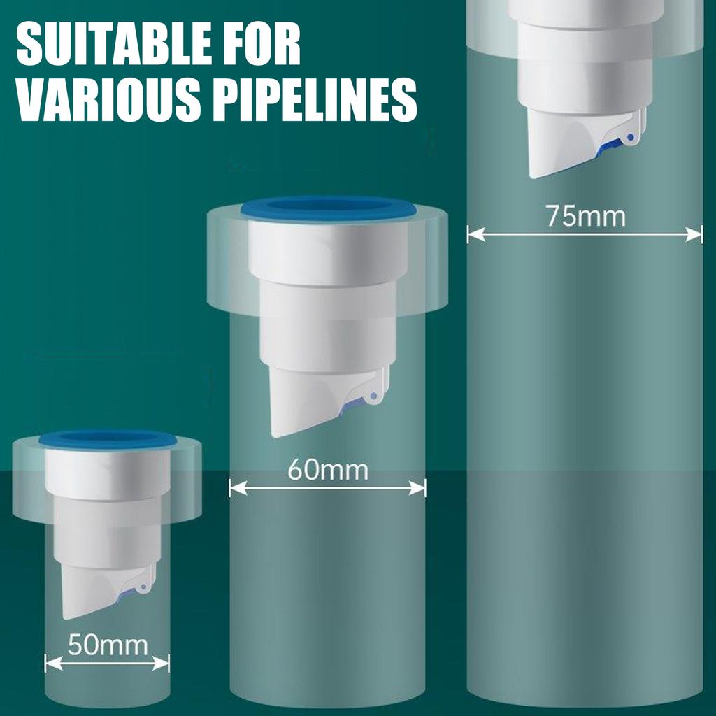 ABS Drain Seal Plug Easy to Use Silicone Drain Cover Simple for Odor Prevention & Leak Protection in Kitchen & Bathroom