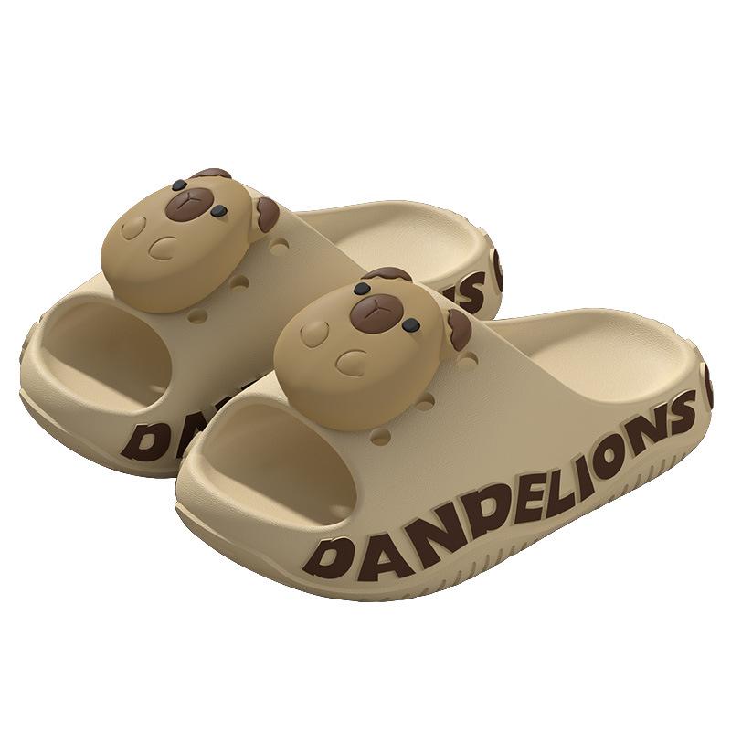 Capybara Kinder Sommer Cartoon Hausschuhe für Jungen und Mädchen, rutschfeste atmungsaktive Sandalen mit weicher Sohle für Kleinkinder und ältere Kinder