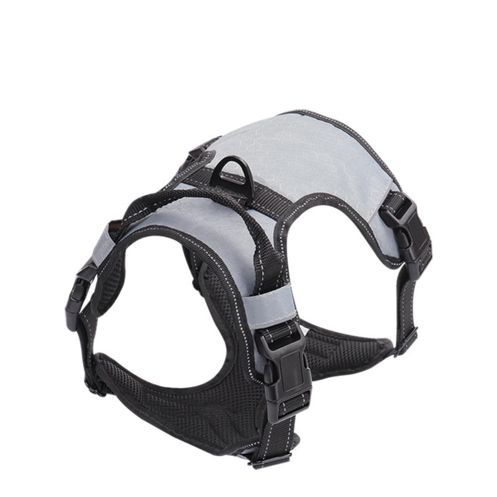 Klassisches Nylon Hundegeschirr Kein Ziehen Atmungsaktives Reflektierendes Haustiergeschirr Weste Für Kleine Große Hunde Outdoor Laufen Hunde Trainingszubehör