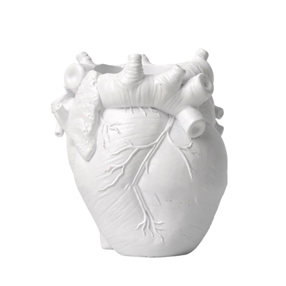 

Дизайн в виде сердца Контейнер для карандашей в форме сердца Имитация Настольный держатель для карандашей Офис Школа белый