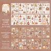 20sheets/bag Golden Autumn Daily Life Theme Die Cut Sticker Sheets For Scrapbooking DIY Frame Collage Decoration Laptop Sticker