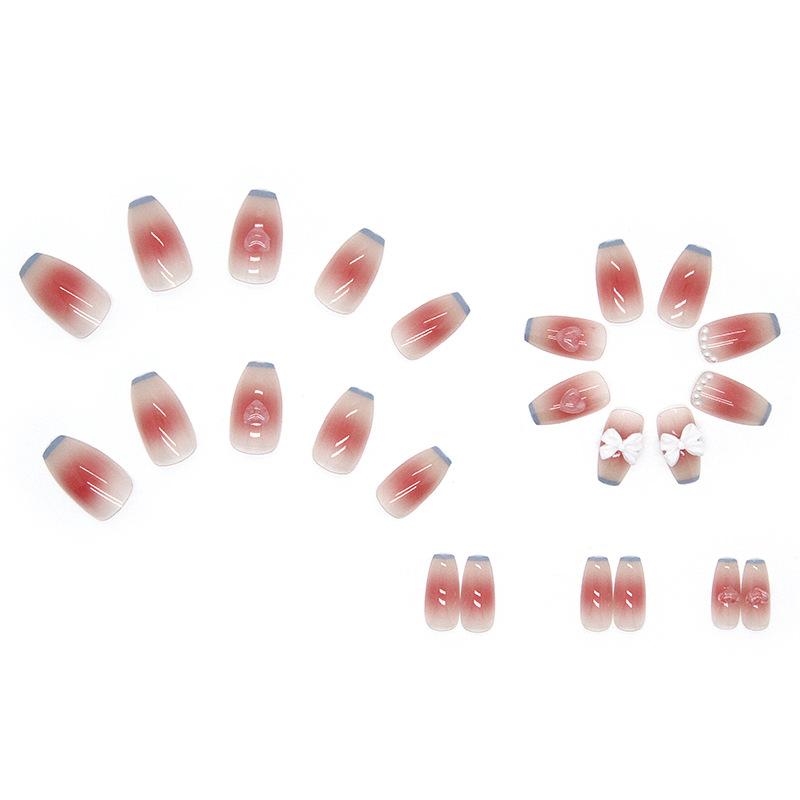 24 Stück Nagel- und Nagelpflasterpulver, lichtdurchlässige, farbwechselnde, dreidimensionale Liebe, Perlen-Diamant-Modell, neue Mode, Internet-Berühmtheit