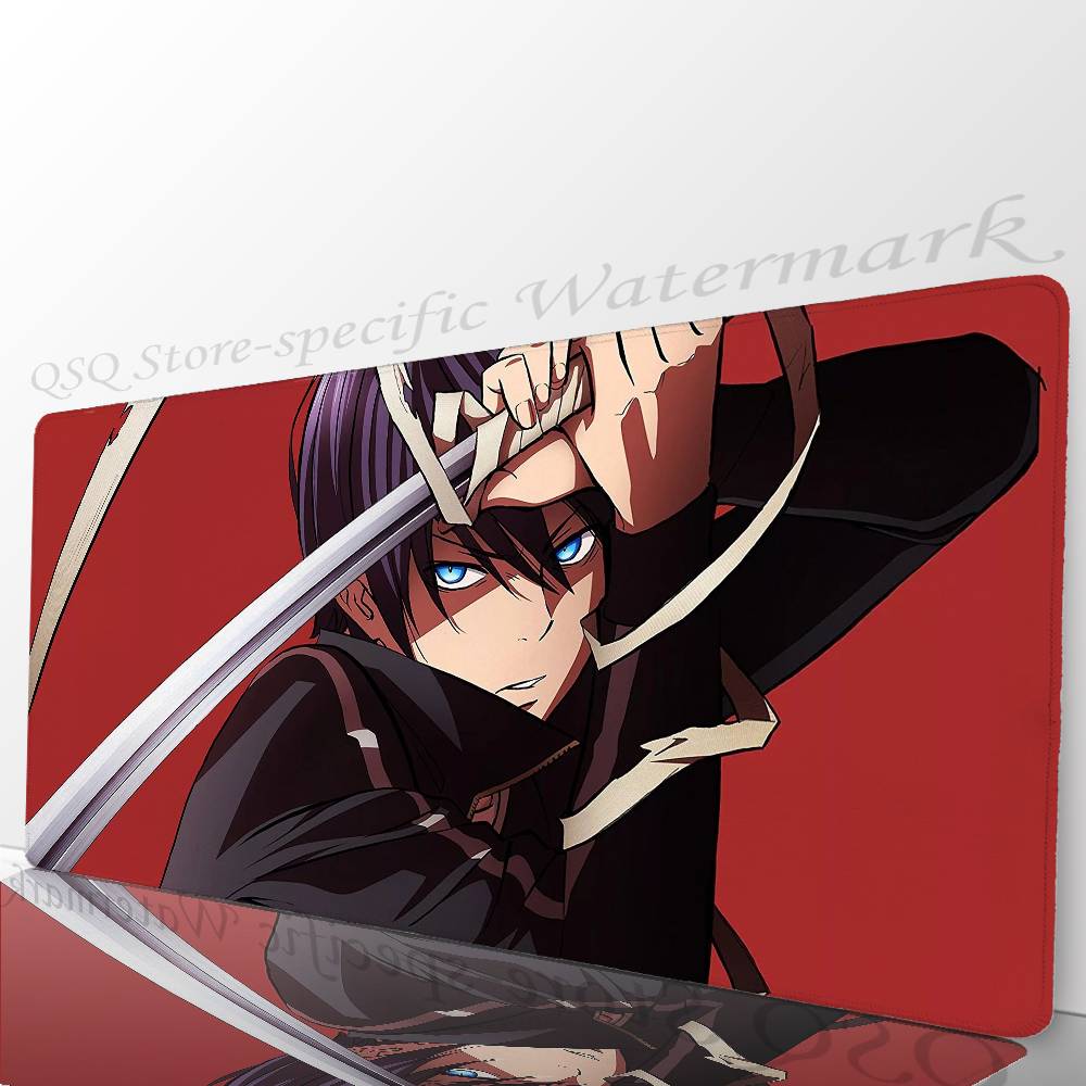 Anime N-Noragami Mousepad Non-slip Suitable For Office Computers Laptops E-sports Game Desk Mats XXL Keyboard