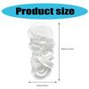 Ruffle Edge 3d Flower Applique for Evening Party Gown Costume Decoration Sewing on Flower Patches for Handcraft Project