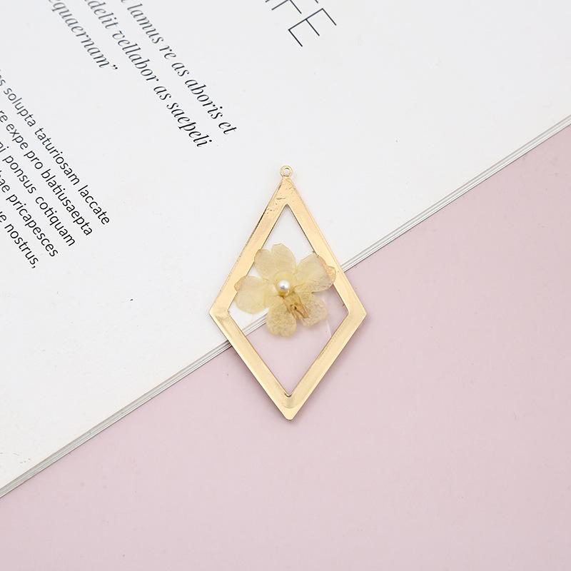 Womens Earrings Pendant 2023 Blingbay Retro Trend Transparent Resin Natural Dried Flower Earrings Fashion Jewelry Accessories Modern Jewelry Gifts
